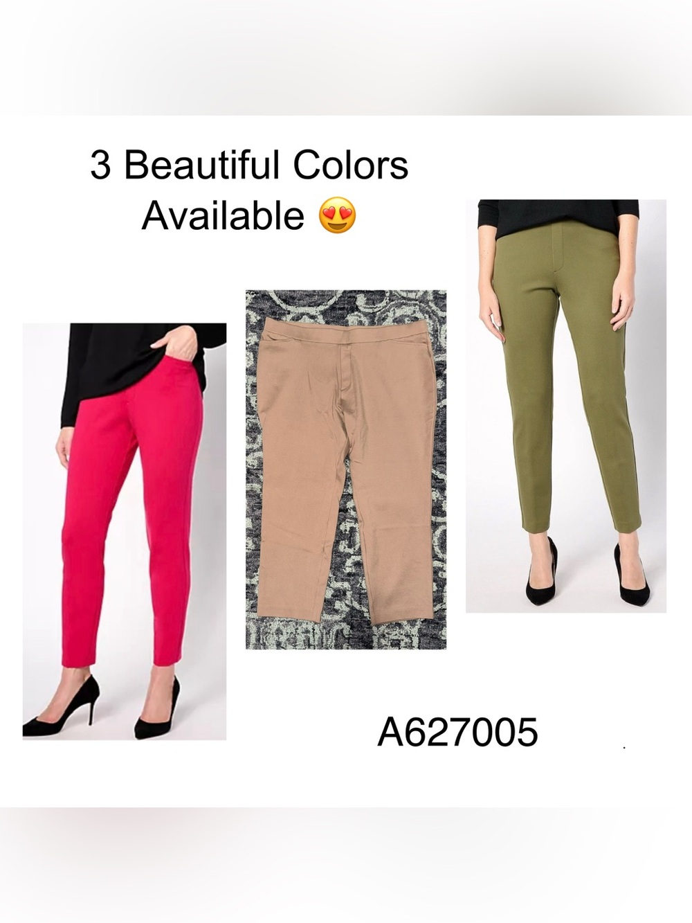 Susan Graver Petite Smart Ponte Knit Slim Leg Pants! Size XLP. - Picture 11 of 11